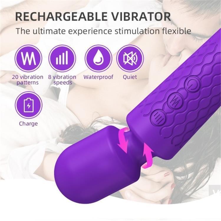 AV Magic Wand Vibrator – Kraftfull Klitorisstimulator och Dildo för Vuxna Kvinnor – Sexleksaker för Par och Singlar