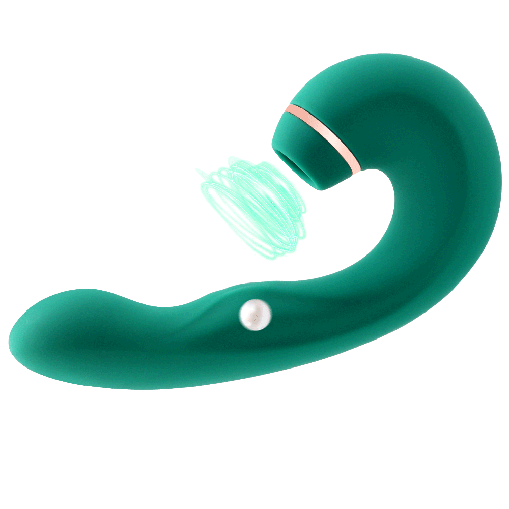 3-i-1 Vibrator - Fladdrande, Sugande & Stimulerande