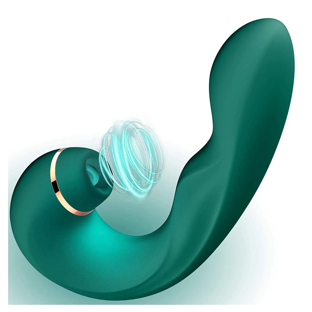 3-i-1 Vibrator - Fladdrande, Sugande & Stimulerande