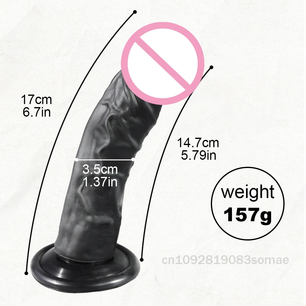 Mångsidig Realistisk Dildo – G-punkt, Anal & Nybörjarvänlig