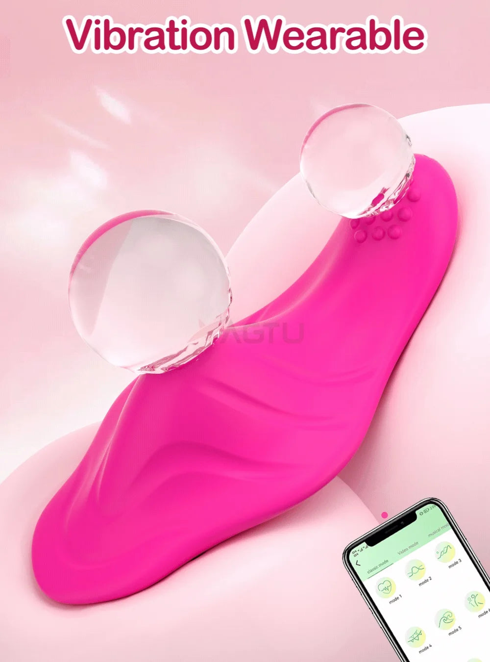 Trådlös Vibrator för Trosor - Upplev Appstyrd Njutning