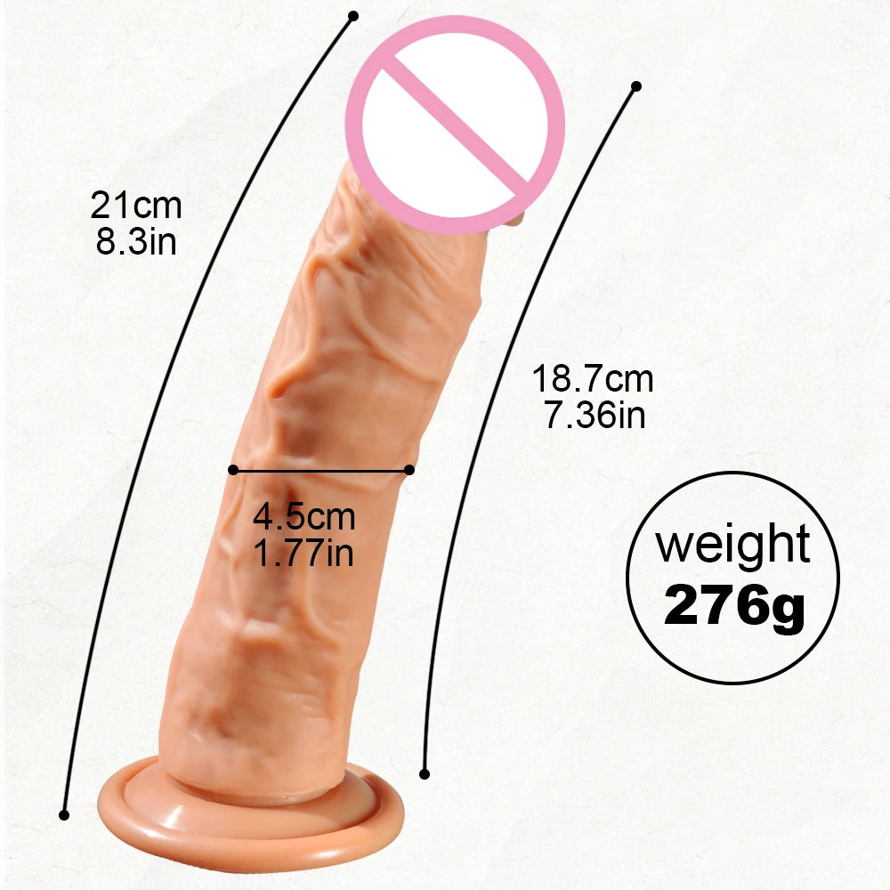 Mångsidig Realistisk Dildo – G-punkt, Anal & Nybörjarvänlig