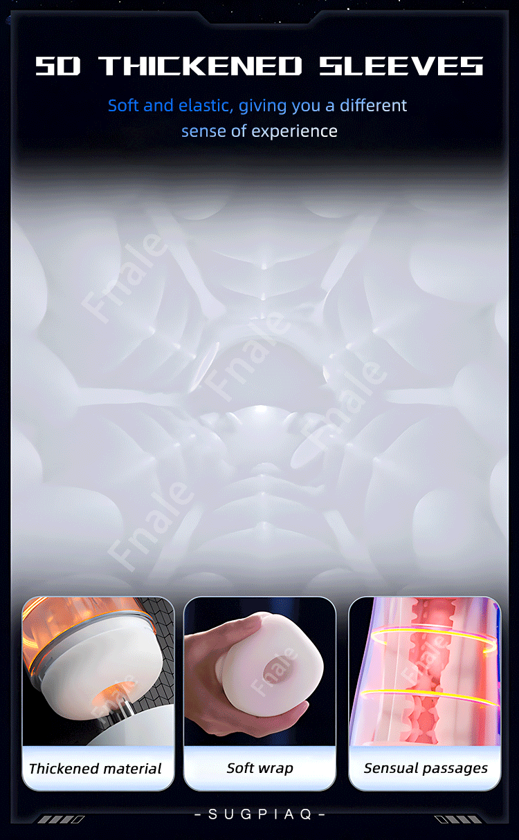 LOVE BRACE™ Allt-i-ett Masturbator för Män - 10 Vibrationslägen & 5 Sugfunktioner med Värme