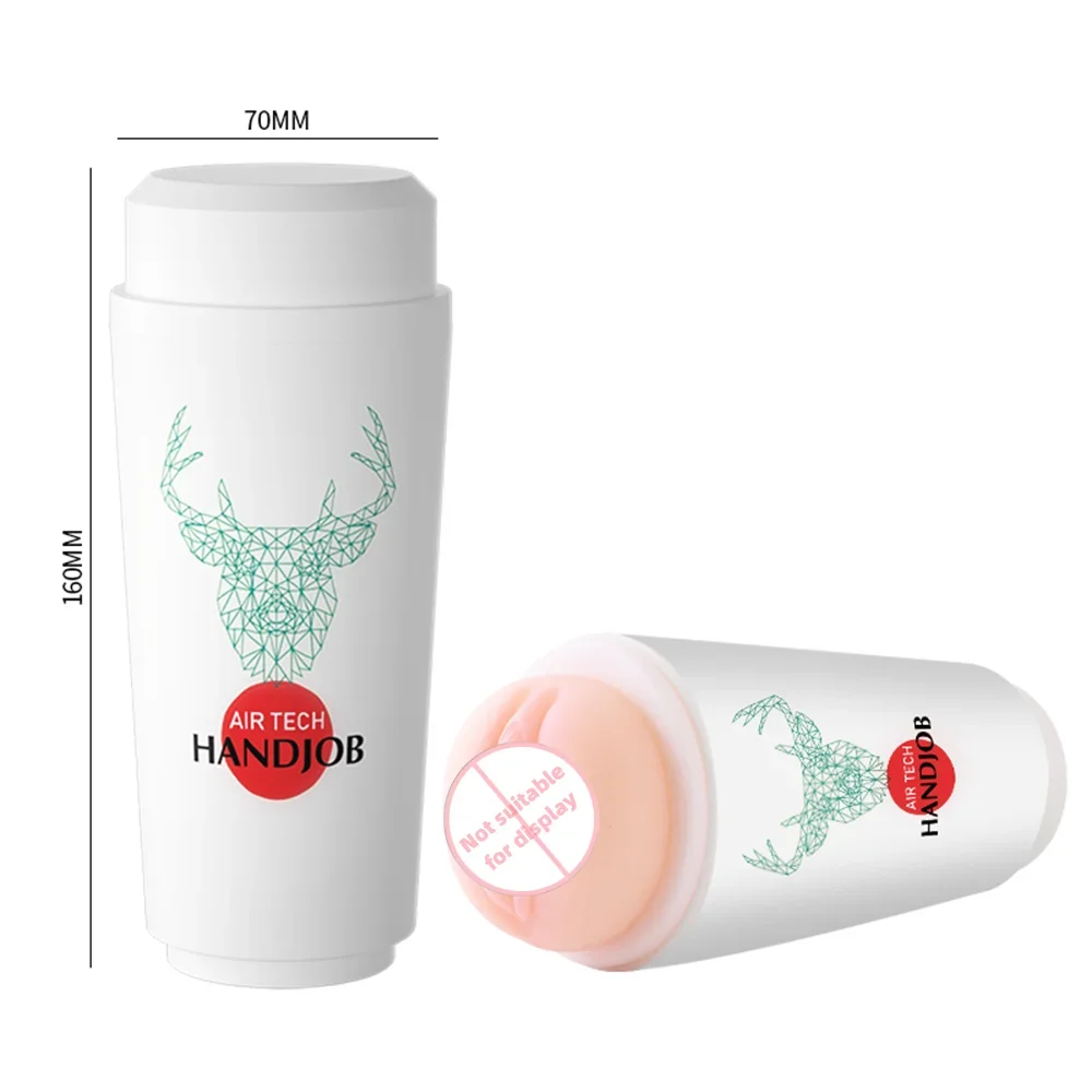 JoinJJtoy Realistisk Fickfitta med Mjuk Silikon för Män – Vaginal & Skrotal Stimulering
