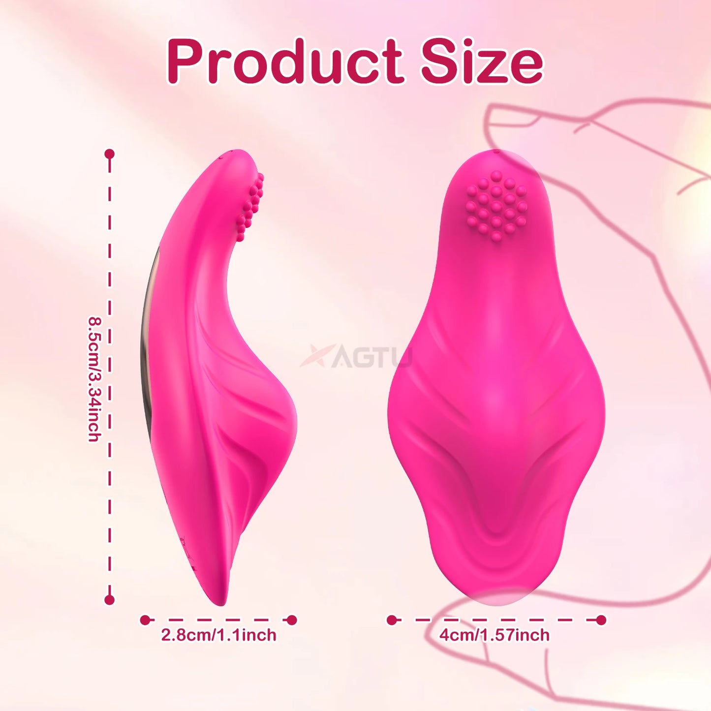 Trådlös Vibrator för Trosor - Upplev Appstyrd Njutning