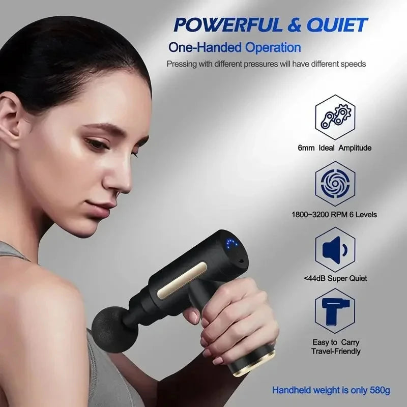 Mini Massage Gun – Automatisk Vibrator för Vuxna