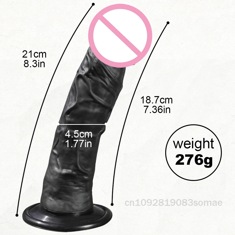 Mångsidig Realistisk Dildo – G-punkt, Anal & Nybörjarvänlig