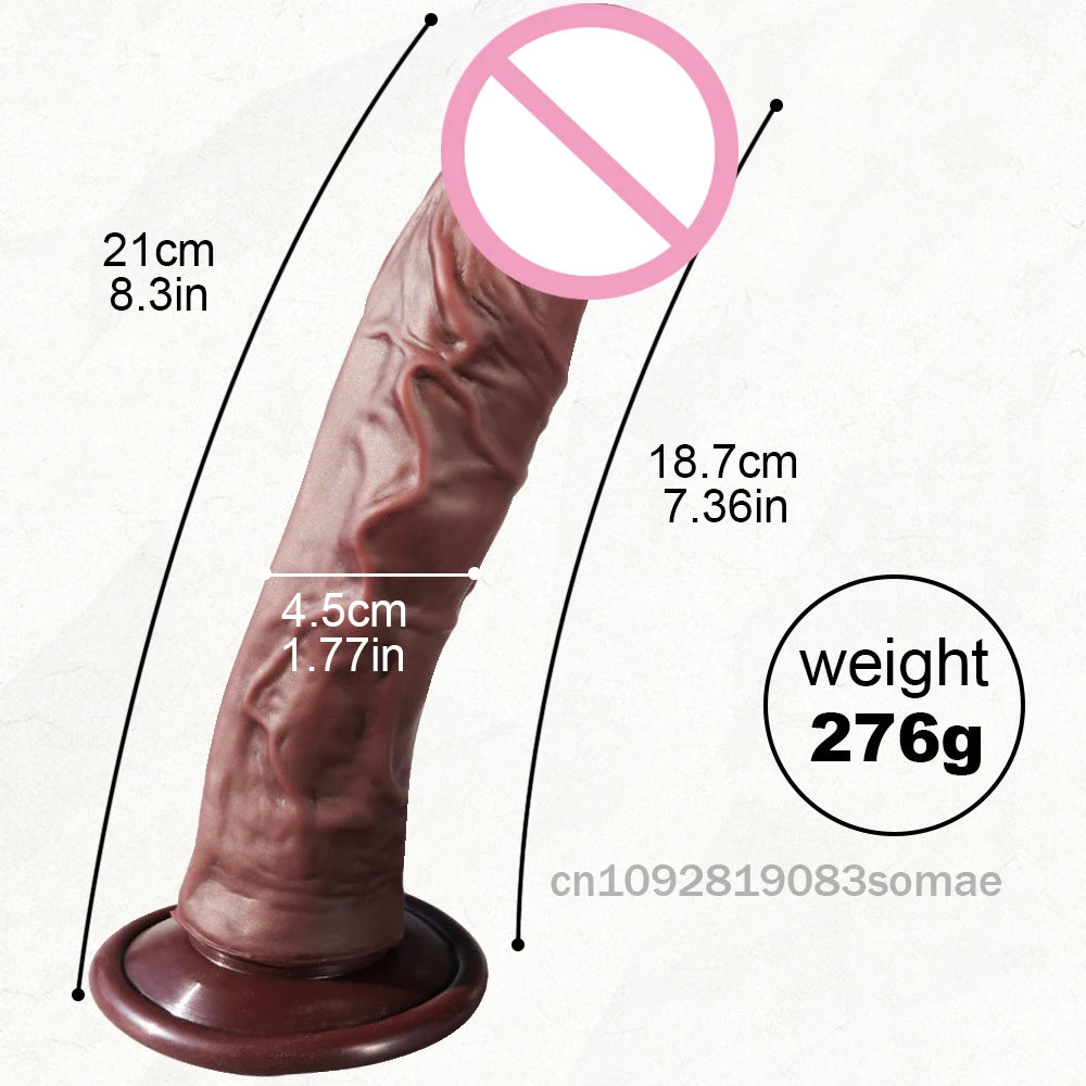Mångsidig Realistisk Dildo – G-punkt, Anal & Nybörjarvänlig