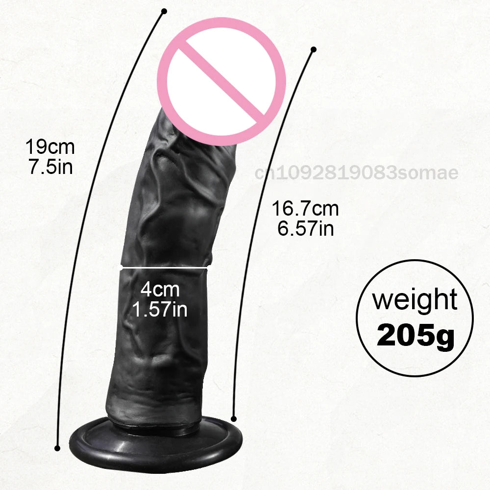 Mångsidig Realistisk Dildo – G-punkt, Anal & Nybörjarvänlig