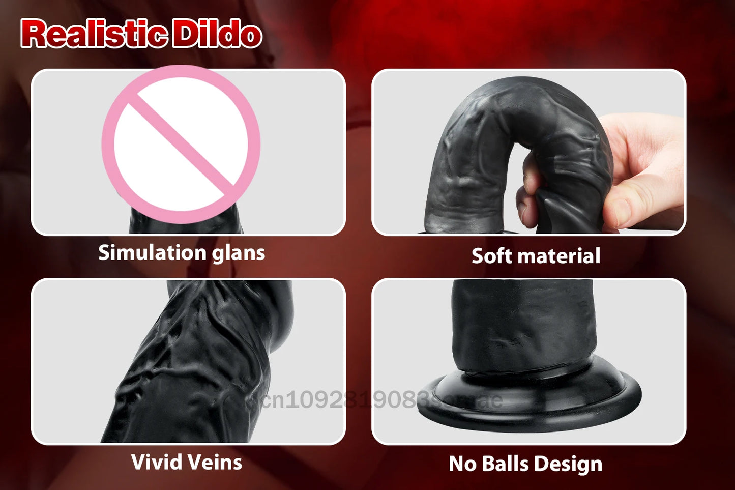 Mångsidig Realistisk Dildo – G-punkt, Anal & Nybörjarvänlig