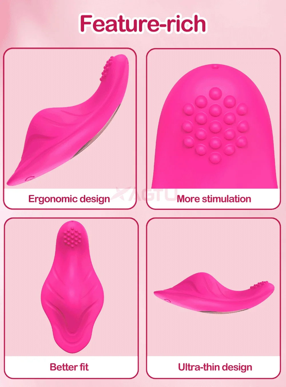 Trådlös Vibrator för Trosor - Upplev Appstyrd Njutning
