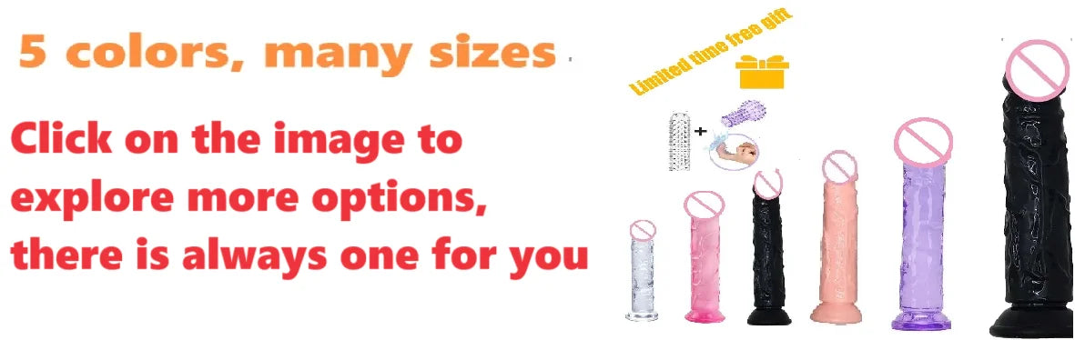 Realistisk transparent dildo med stark sugpropp – Lätt att rengöra, för kvinnor och g-punktstimulering