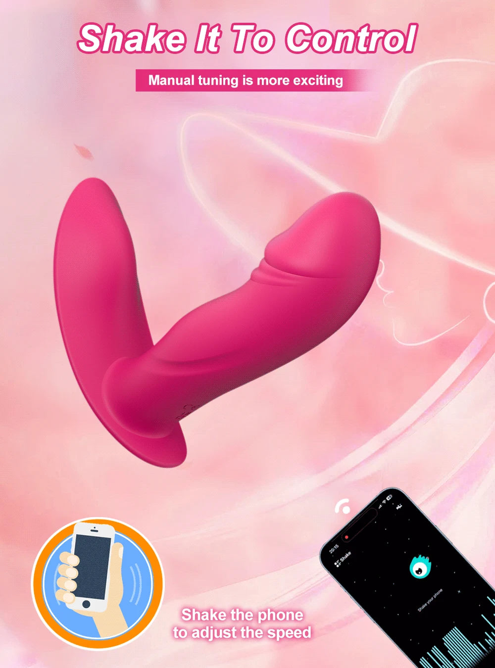 Ultimat Njutning: Bärbar Vibrator med APP-kontroll för Klitoris & G-punkt