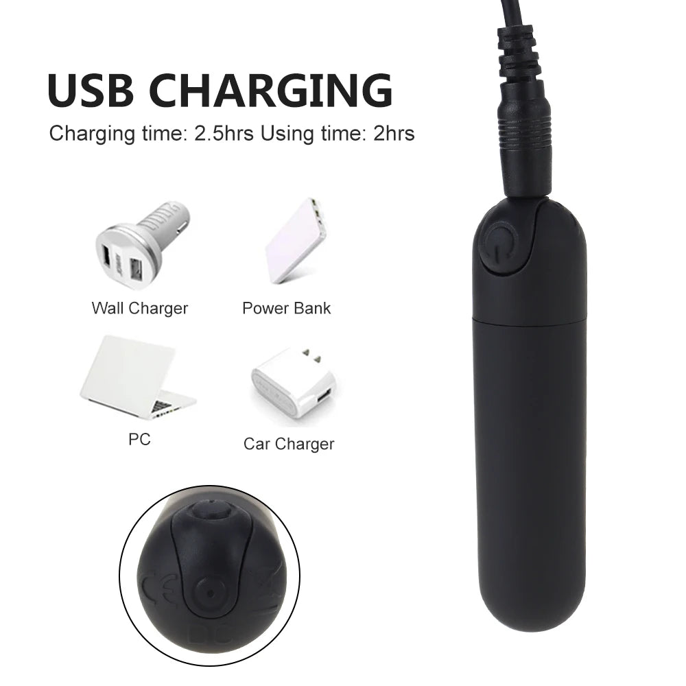 Tyst G-punktsmassager – Bärbar Njutning med 10 Vibrationslägen