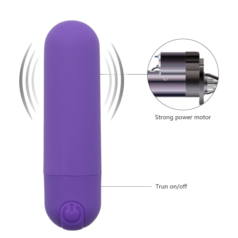 Tyst G-punktsmassager – Bärbar Njutning med 10 Vibrationslägen