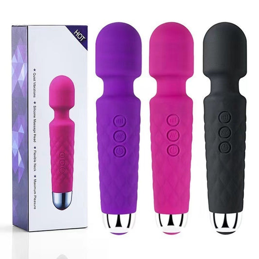 AV Magic Wand Vibrator – Kraftfull Klitorisstimulator och Dildo för Vuxna Kvinnor – Sexleksaker för Par och Singlar