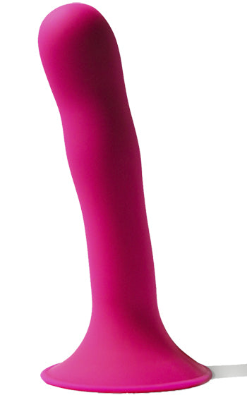 Hitsens 4 silikon dildo med sugkopp – slät och glidvänlig design i kroppssäkert silikon