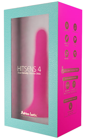 Hitsens 4 silikon dildo med sugkopp – slät och glidvänlig design i kroppssäkert silikon