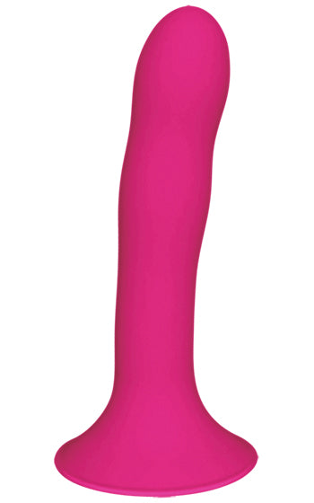 Hitsens 4 silikon dildo med sugkopp – slät och glidvänlig design i kroppssäkert silikon