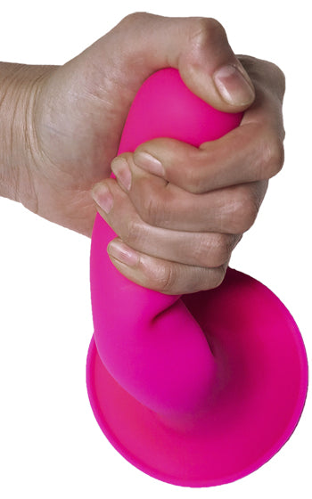 Hitsens 4 silikon dildo med sugkopp – slät och glidvänlig design i kroppssäkert silikon