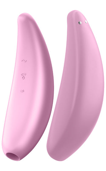 Satisfyer Curvy 3 Plus – lufttrycksvibrator i sammetslen silikon med appstyrning för intensiv och diskret stimulans
