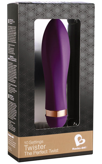 Twister 10 Speed – liten exklusiv massagestav för klitoris och penetration med 10 vibrationslägen
