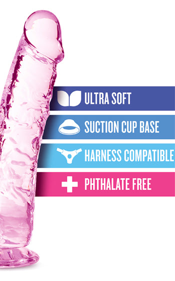 Beginner Dildo – Rosa, Mindre och Naturlig Dildo för Nybörjare