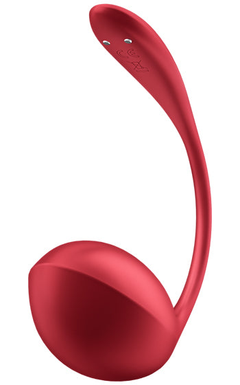Satisfyer Shiny Petal – appstyrt vibratorägg i mjukt silikon, kan bäras diskret i trosan för diskret njutning via Satisfyer Connect-appen.