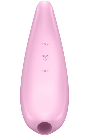 Satisfyer Curvy 3 Plus – lufttrycksvibrator i sammetslen silikon med appstyrning för intensiv och diskret stimulans
