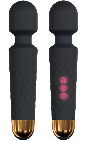 Magic Wand Wanderful Black Wand – Uppladdningsbar kroppsvibrator