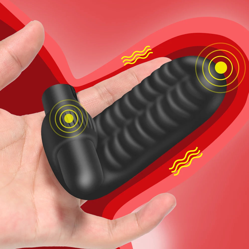 Fingervibrator för Klitoris- & G-punktsstimulering – För Kvinnor & Lesbiska