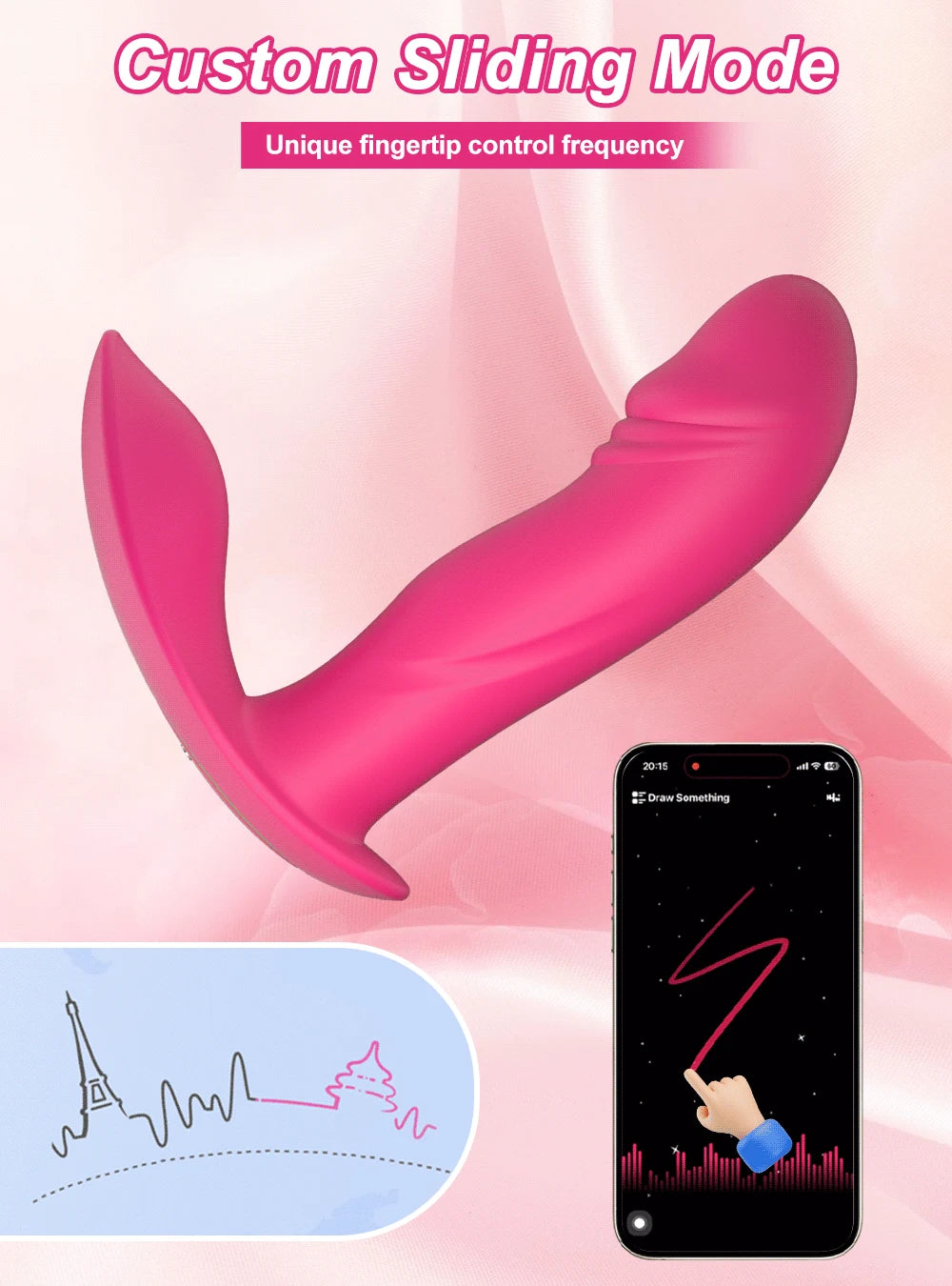 Ultimat Njutning: Bärbar Vibrator med APP-kontroll för Klitoris & G-punkt