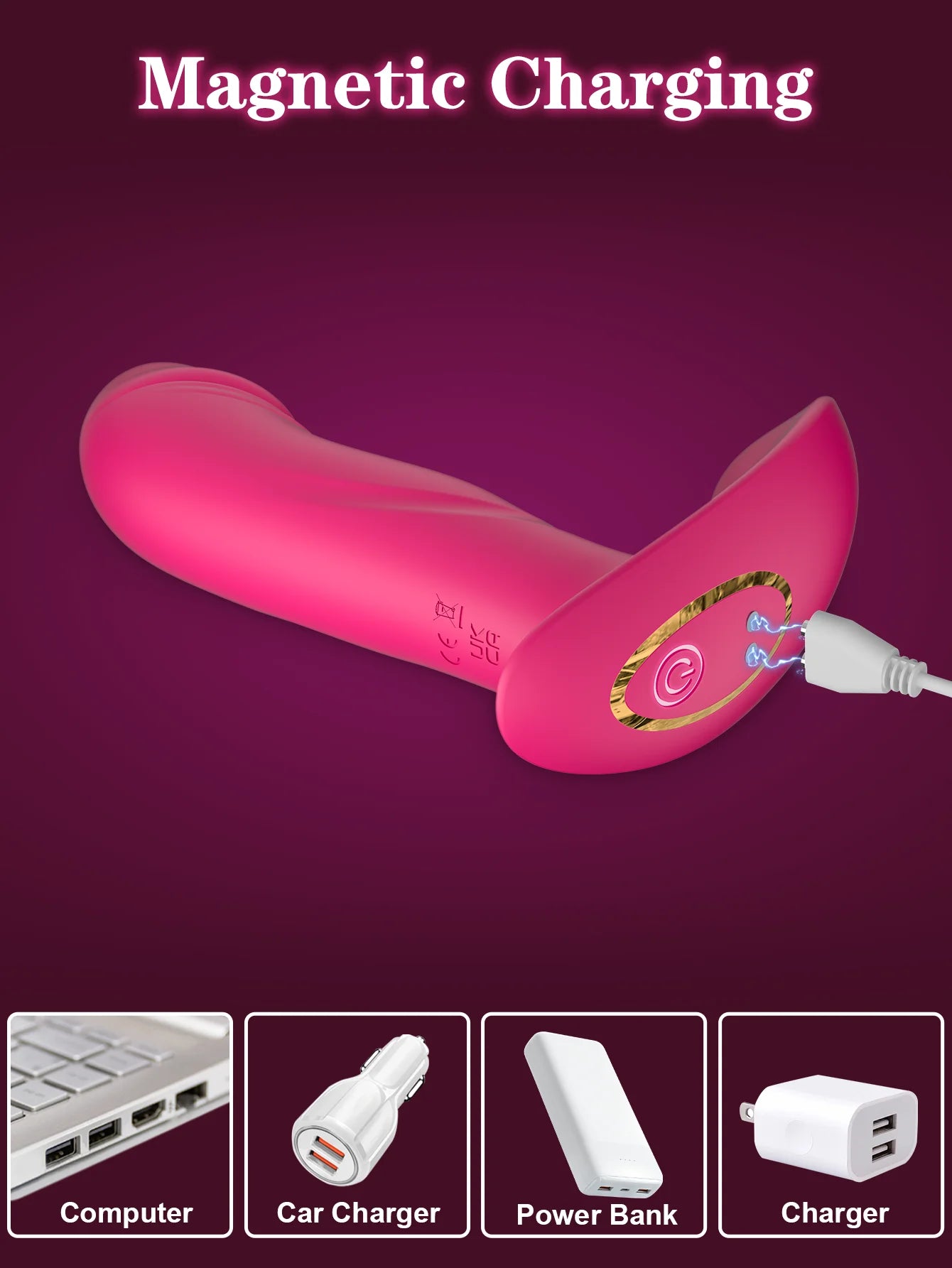 Ultimat Njutning: Bärbar Vibrator med APP-kontroll för Klitoris & G-punkt