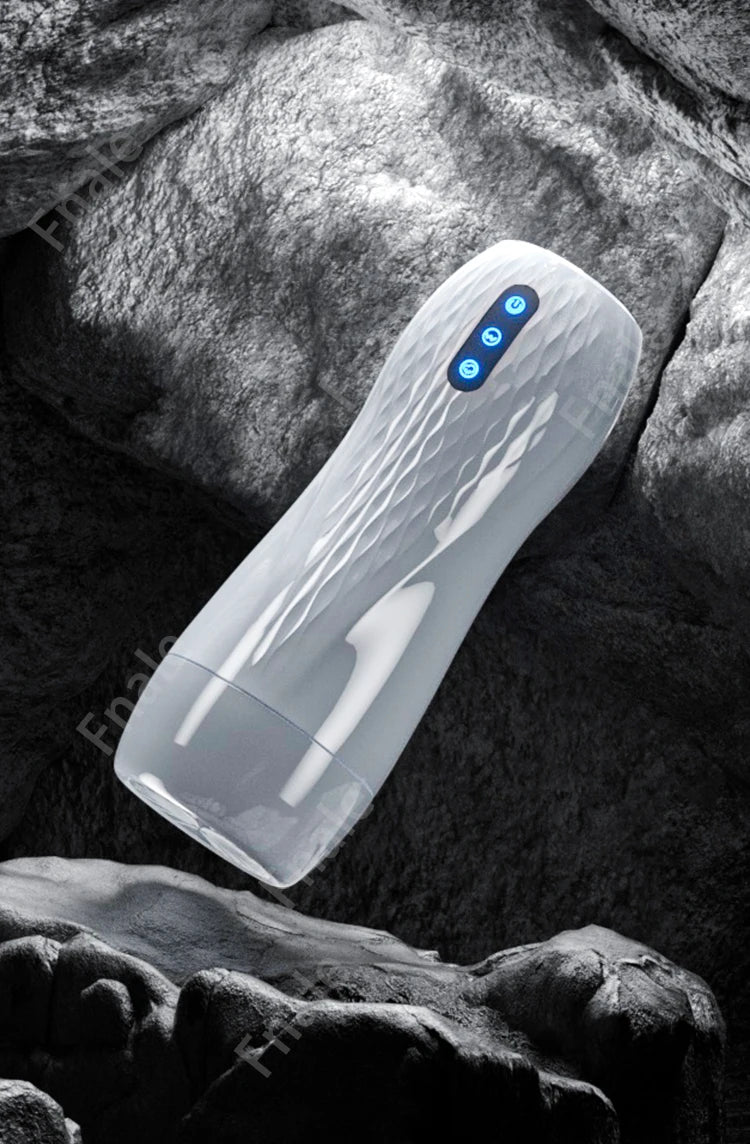 LOVE BRACE™ Allt-i-ett Masturbator för Män - 10 Vibrationslägen & 5 Sugfunktioner med Värme