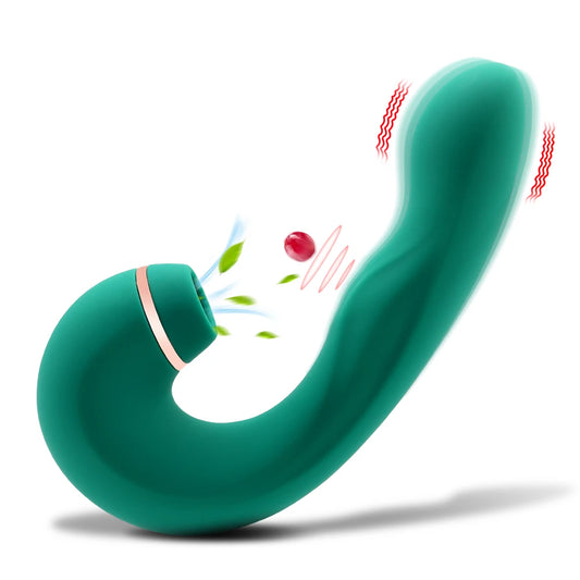 3-i-1 Vibrator - Fladdrande, Sugande & Stimulerande