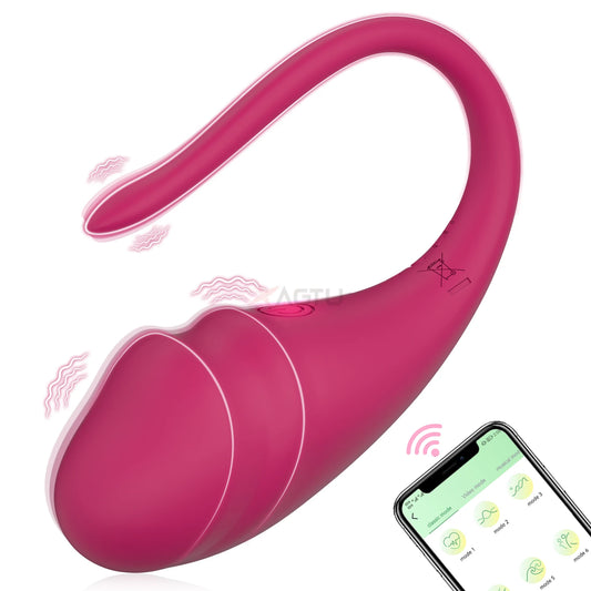 APP-styrd Diskret Vibrator för Klitoris och G-punkt